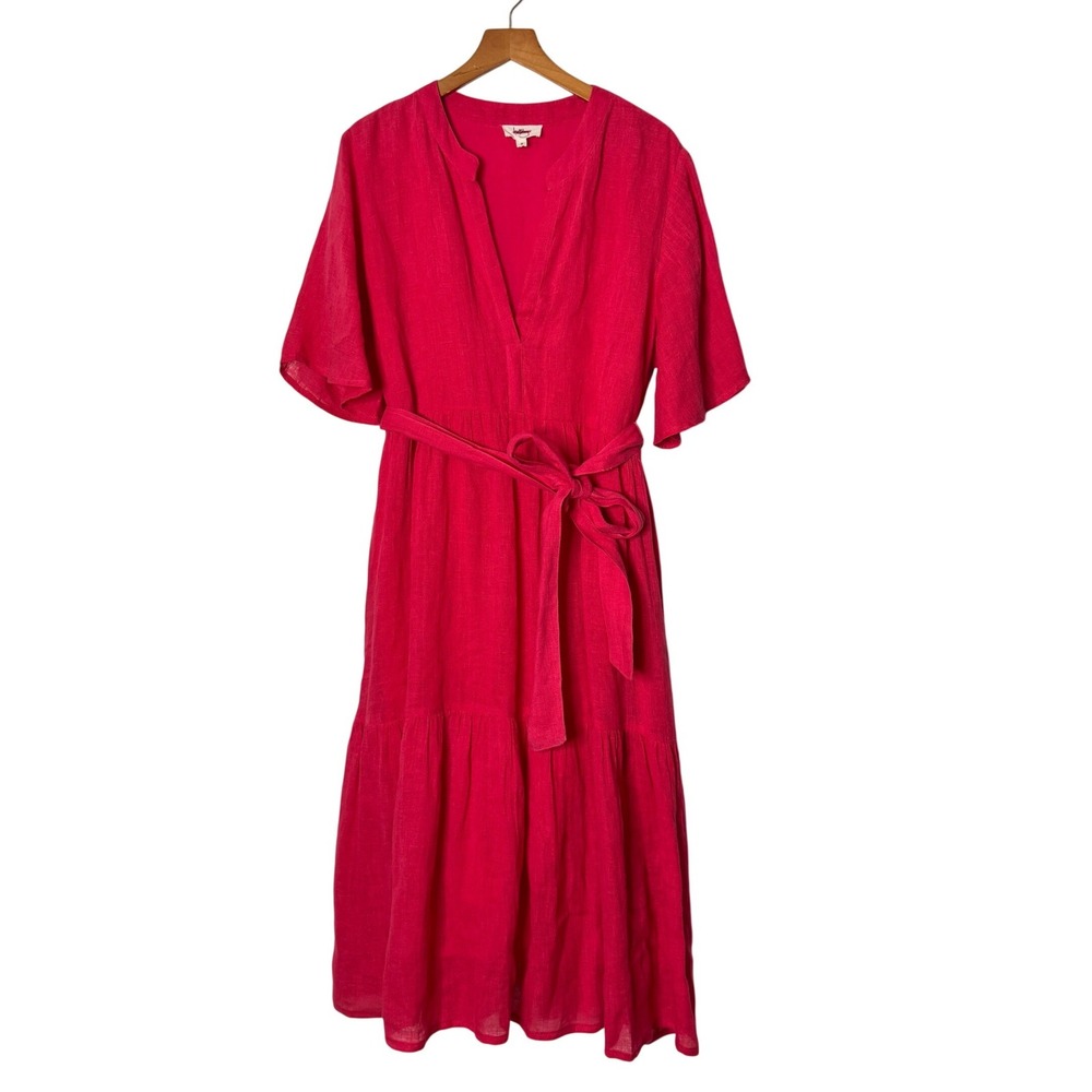 Holiday Lynwood Maxi Dress in Raspberry Gauze Womens Size Small Cottage